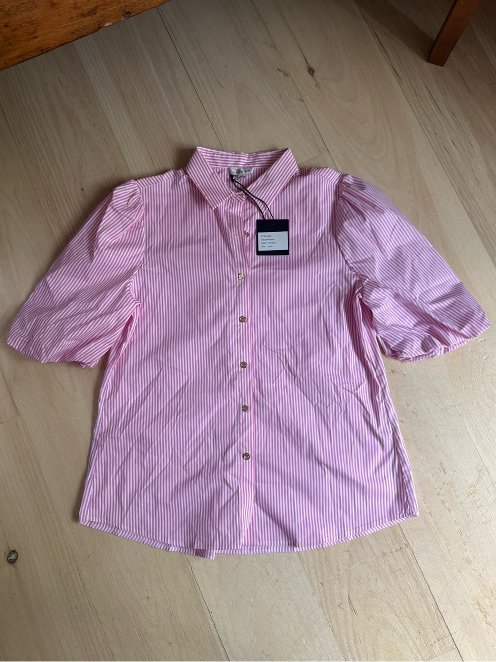 Patty Kim Striped Claudia Blouse